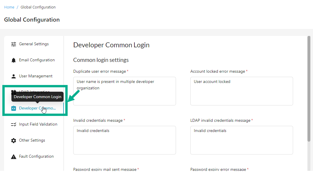 configuredevloginerror