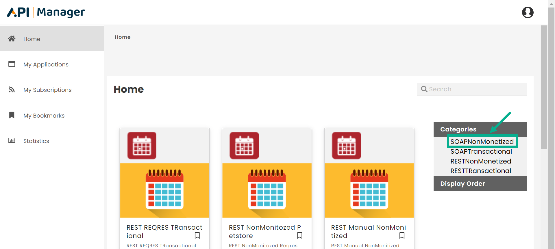 Select Category to browse