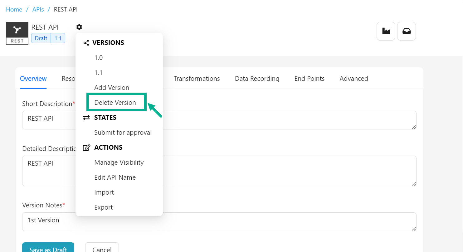 deleteadraftapiversion