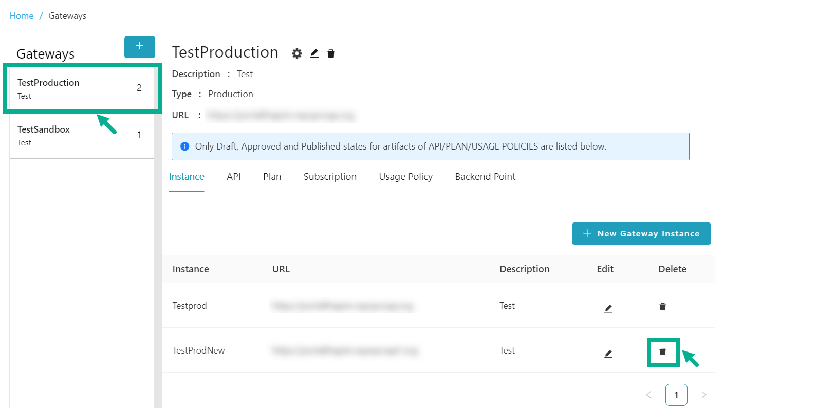 deletegatewayinstance