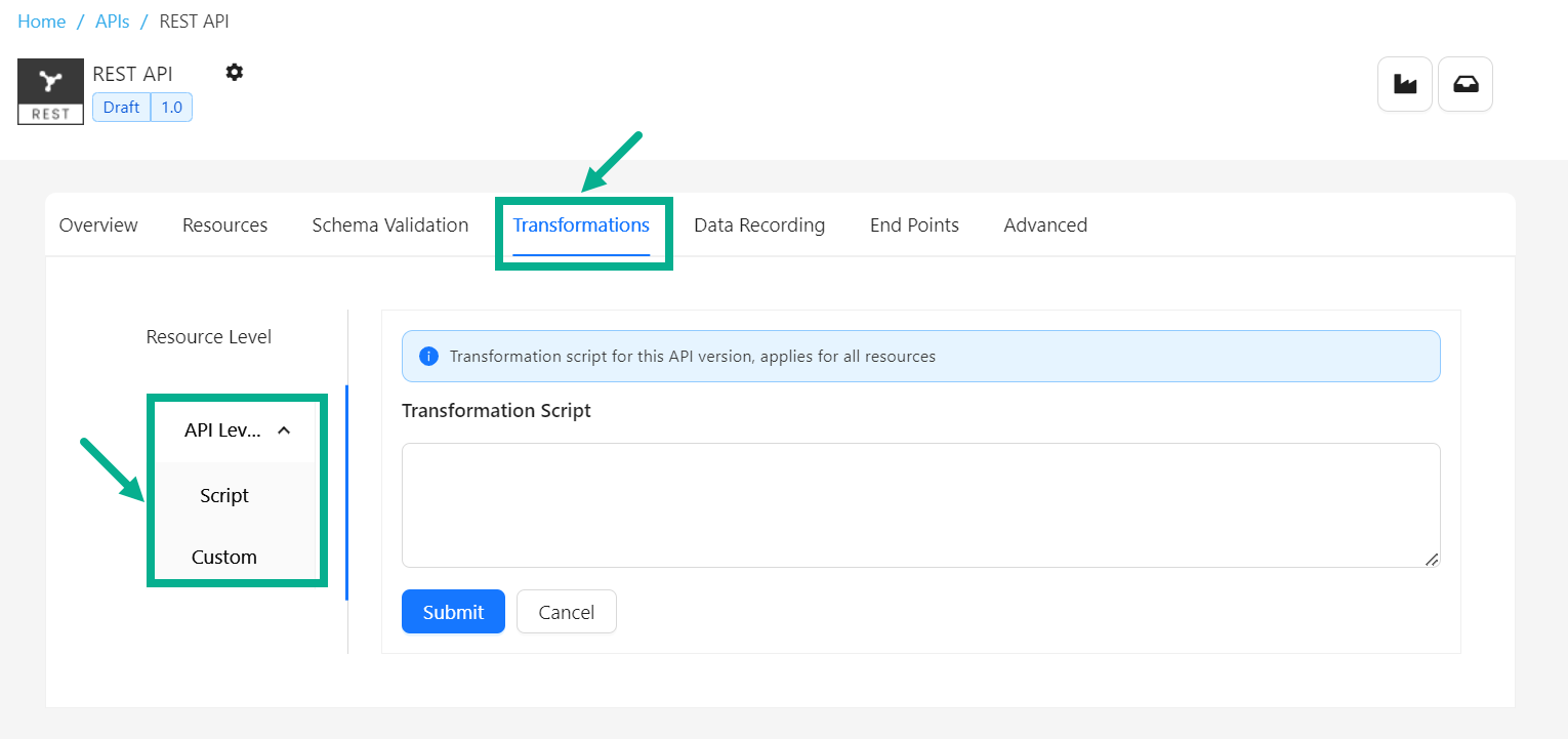 transformationsapilevel