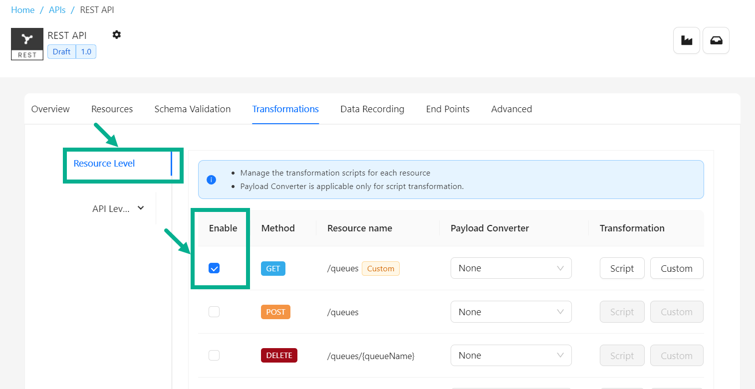 transformationsresurcelevel