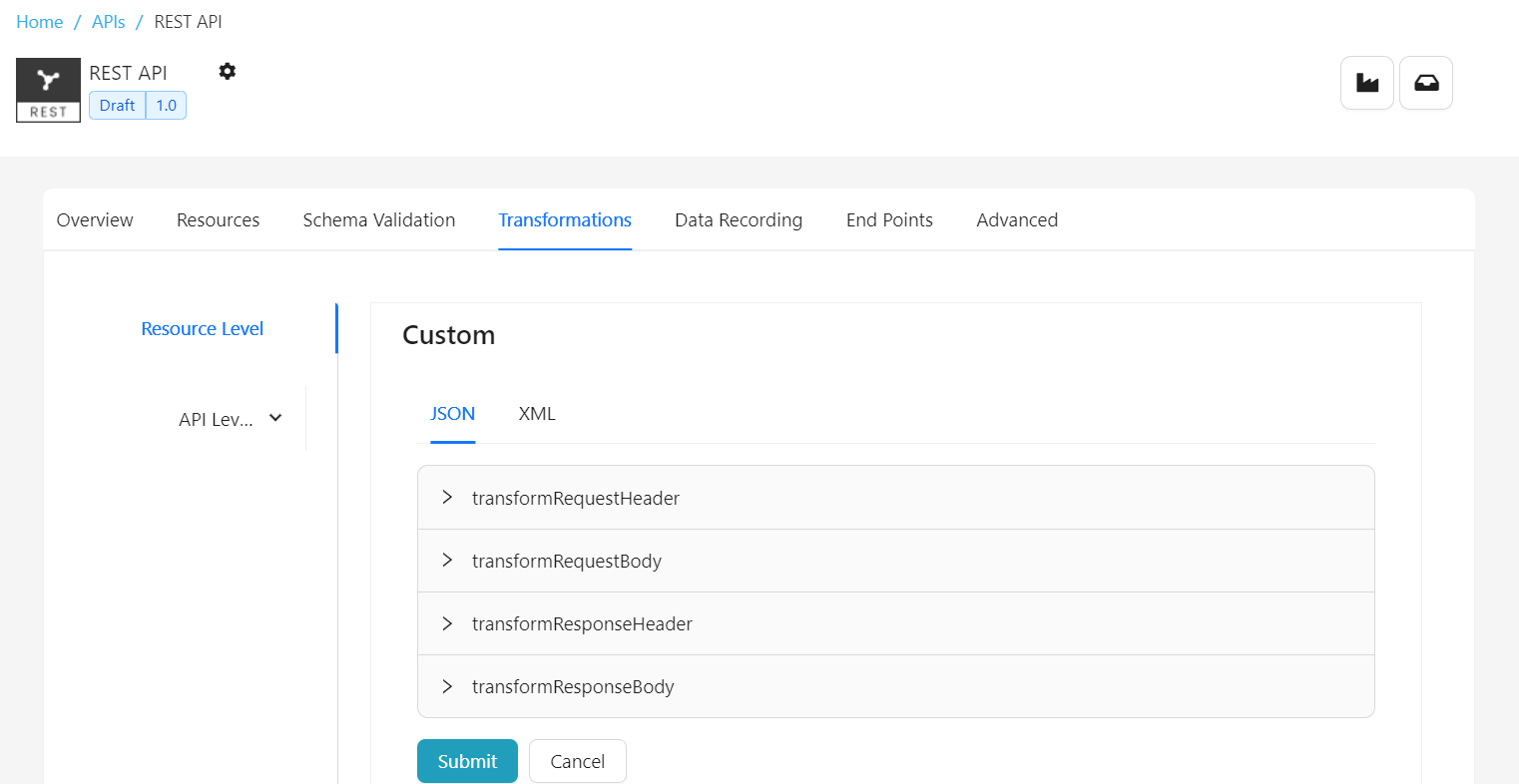 transformationsresurcelevelcustom