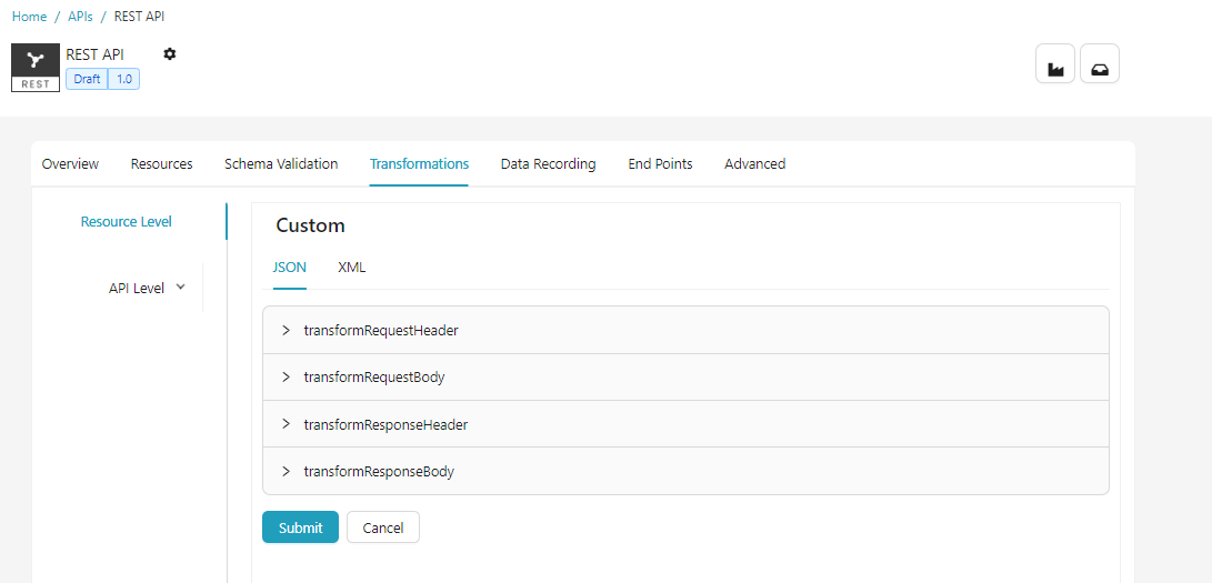 transformationsresurcelevelcustom